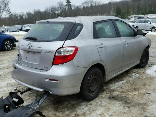 2T1KU40E49C146775 - 2009 TOYOTA COROLLA MA SILVER photo 4