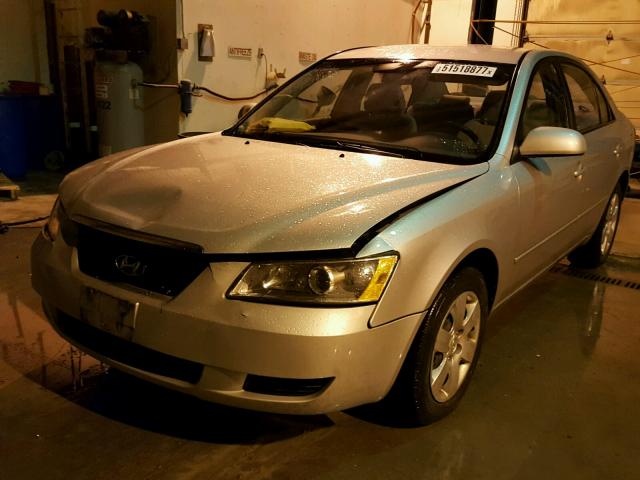 KMHET46C86A139863 - 2006 HYUNDAI SONATA GL SILVER photo 2