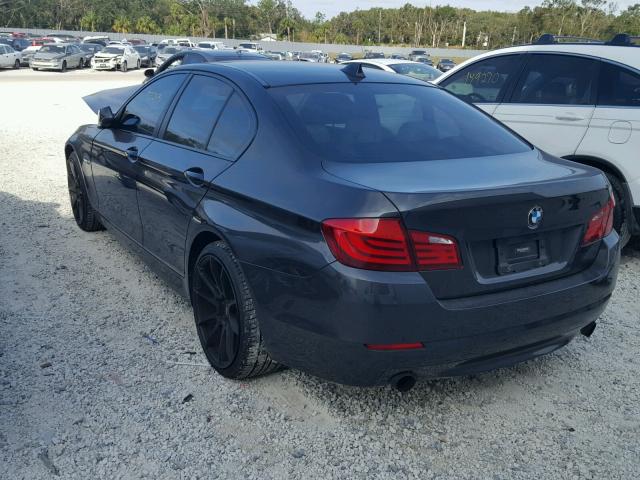 WBAFR7C58BC807137 - 2011 BMW 535 I CHARCOAL photo 3