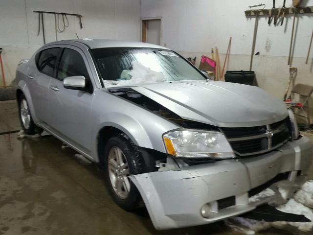 1B3CC5FB7AN218615 - 2010 DODGE AVENGER R/ SILVER photo 1