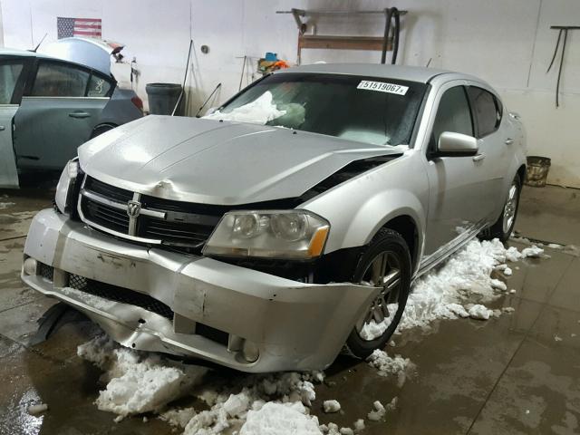 1B3CC5FB7AN218615 - 2010 DODGE AVENGER R/ SILVER photo 2