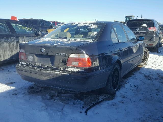 WBADT63421CF03149 - 2001 BMW 530 I AUTO BLUE photo 4