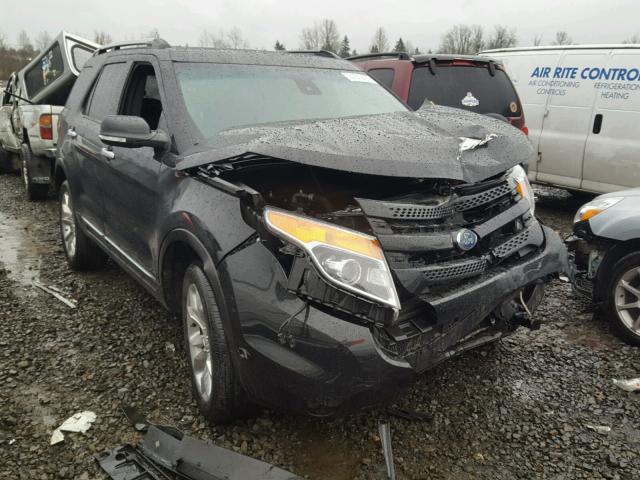 1FM5K8F8XFGC66228 - 2015 FORD EXPLORER L BLACK photo 1