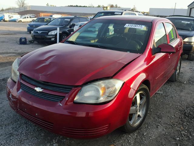 1G1AD5F52A7143560 - 2010 CHEVROLET COBALT 1LT MAROON photo 2