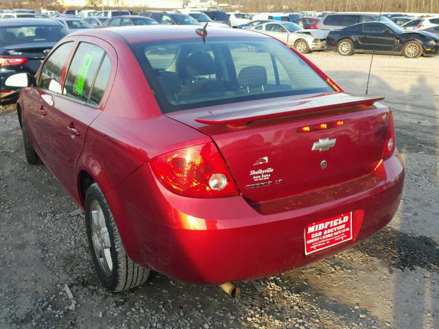 1G1AD5F52A7143560 - 2010 CHEVROLET COBALT 1LT MAROON photo 3