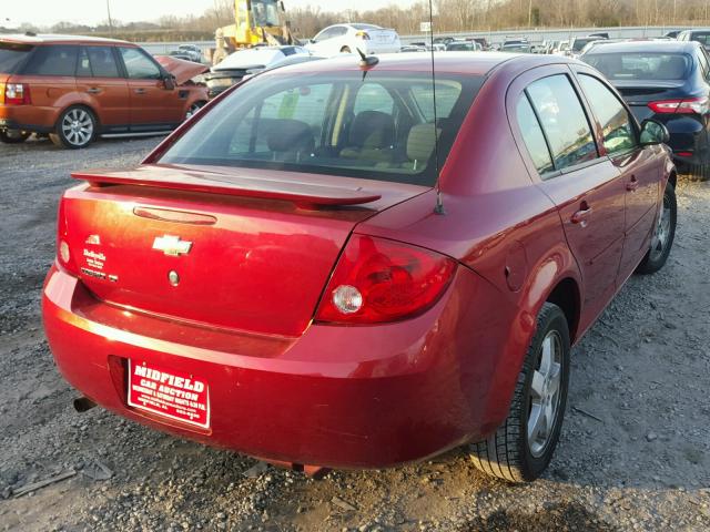 1G1AD5F52A7143560 - 2010 CHEVROLET COBALT 1LT MAROON photo 4