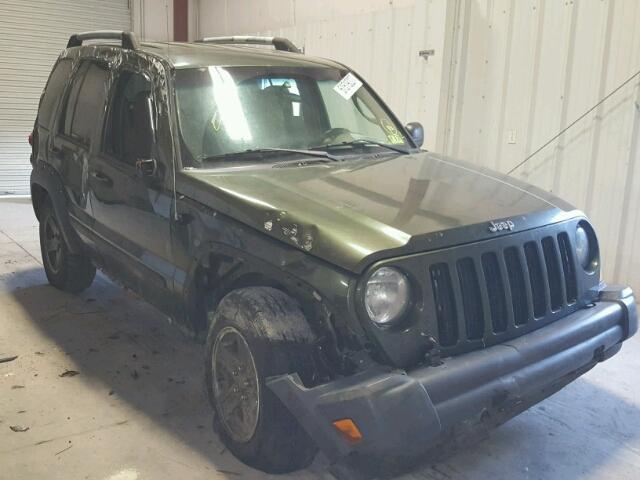 1J4GL38K96W251984 - 2006 JEEP LIBERTY RE GREEN photo 1