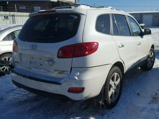 5NMSH73E29H275738 - 2009 HYUNDAI SANTA FE S WHITE photo 4