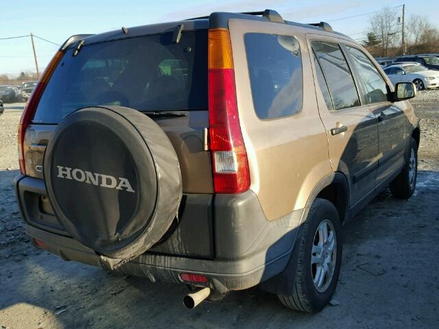 SHSRD78824U251570 - 2004 HONDA CR-V EX GOLD photo 4