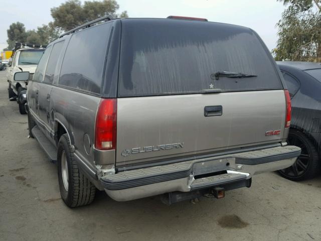 1GKEC16R0XJ713854 - 1999 GMC SUBURBAN C BLACK photo 3