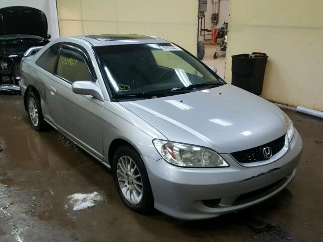 1HGEM22995L037492 - 2005 HONDA CIVIC EX 银色 照片 1
