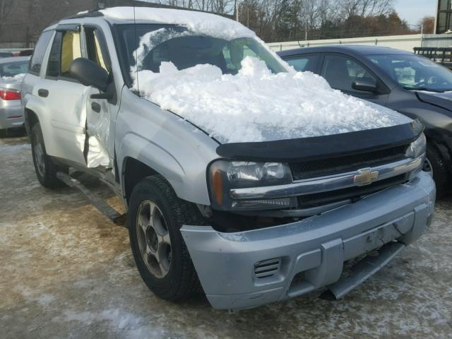 1GNDT13S082178980 - 2008 CHEVROLET TRAILBLAZE SILVER photo 1