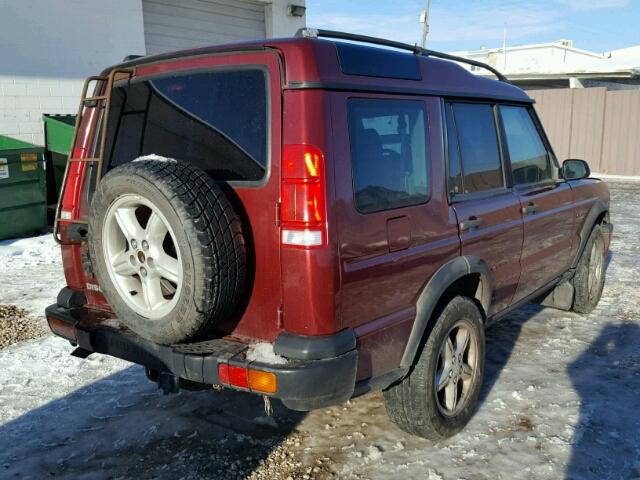 SALTY1245YA234886 - 2000 LAND ROVER DISCOVERY RED photo 4