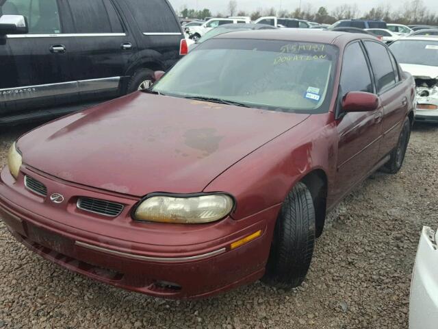 1G3NB52M4W6345809 - 1998 OLDSMOBILE CUTLASS MAROON photo 2