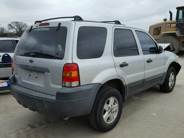 1FMCU02Z66KA33476 - 2006 FORD ESCAPE XLS SILVER photo 4