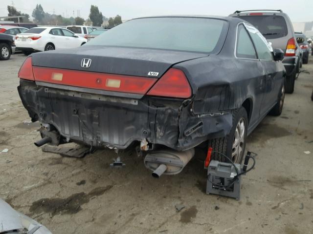 1HGCG22592A002406 - 2002 HONDA ACCORD EX BLACK photo 4