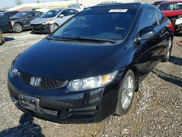 2HGFG1B86BH507547 - 2011 HONDA CIVIC EX BLACK photo 2