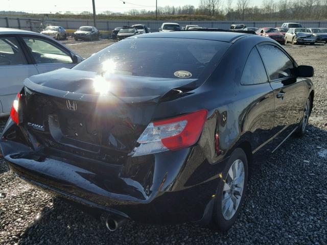 2HGFG1B86BH507547 - 2011 HONDA CIVIC EX BLACK photo 4