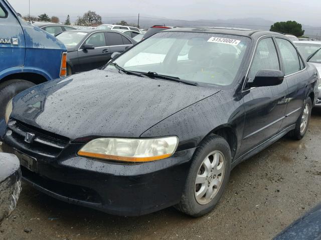 1HGCG66841A110748 - 2001 HONDA ACCORD EX BLACK photo 2