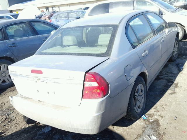 1G1ZS51F96F187318 - 2006 CHEVROLET MALIBU LS SILVER photo 4