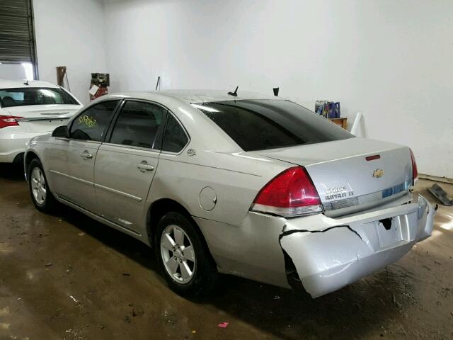 2G1WT58K269198818 - 2006 CHEVROLET IMPALA LT SILVER photo 3