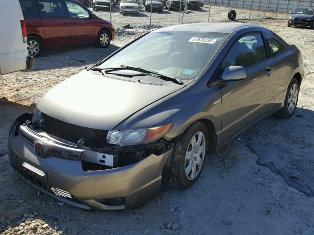 2HGFG12697H546462 - 2007 HONDA CIVIC LX TAN photo 2