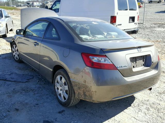 2HGFG12697H546462 - 2007 HONDA CIVIC LX TAN photo 3