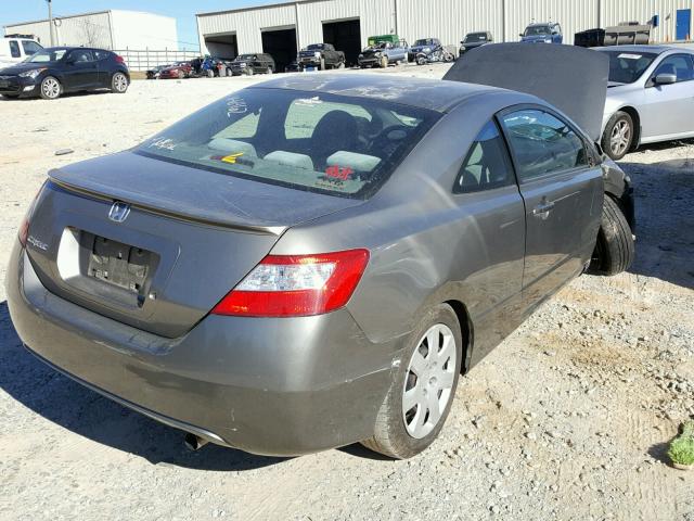 2HGFG12697H546462 - 2007 HONDA CIVIC LX TAN photo 4