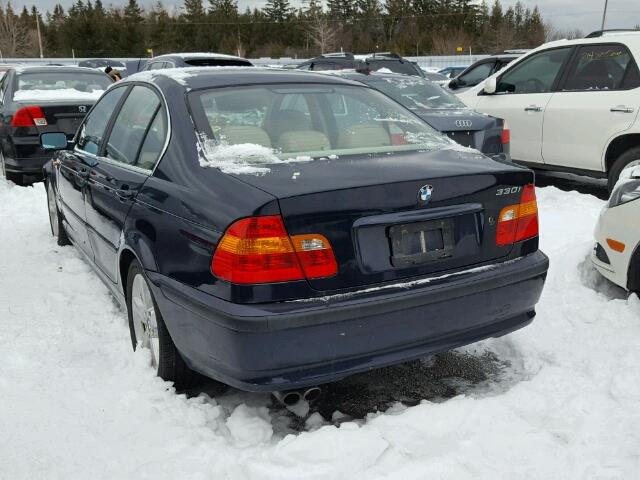 WBAEV534X5KM38648 - 2005 BMW 330 I BLUE photo 3