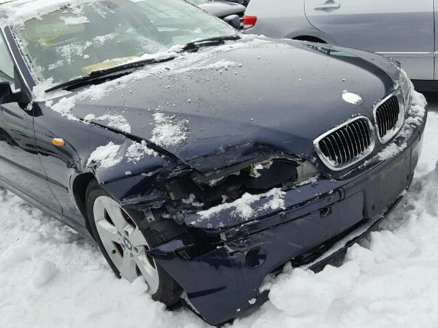 WBAEV534X5KM38648 - 2005 BMW 330 I BLUE photo 9