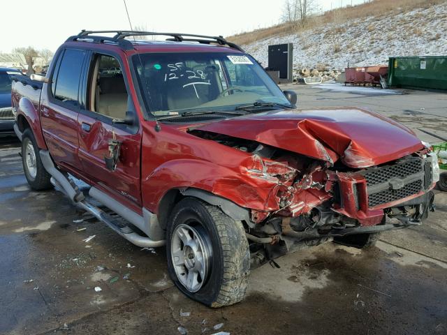 1FMZU77E71UC58804 - 2001 FORD EXPLORER S RED photo 1