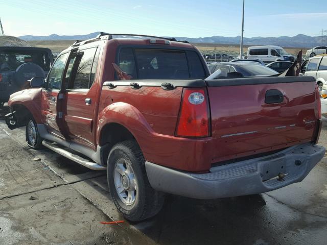 1FMZU77E71UC58804 - 2001 FORD EXPLORER S RED photo 3