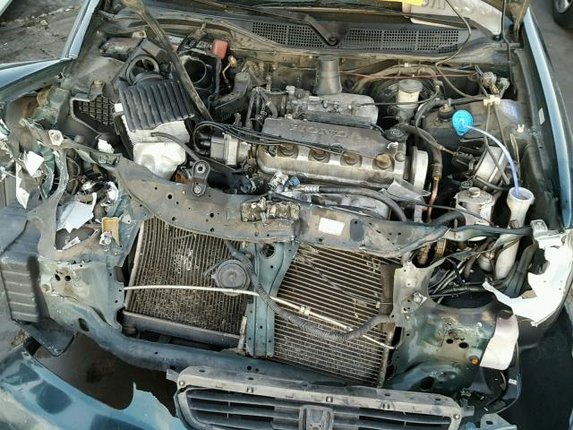 2HGEJ8641VH557550 - 1997 HONDA CIVIC EX GREEN photo 7