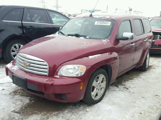 3GNDA23D46S623378 - 2006 CHEVROLET HHR LT MAROON photo 2