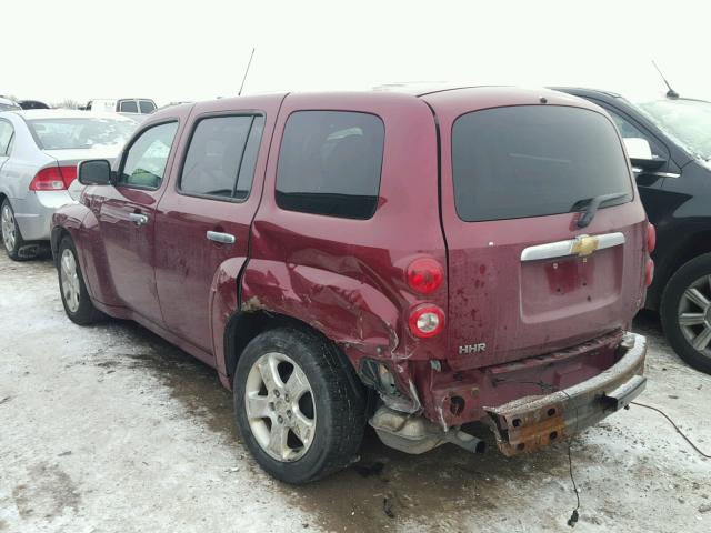 3GNDA23D46S623378 - 2006 CHEVROLET HHR LT MAROON photo 3