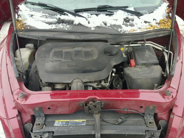 3GNDA23D46S623378 - 2006 CHEVROLET HHR LT MAROON photo 7