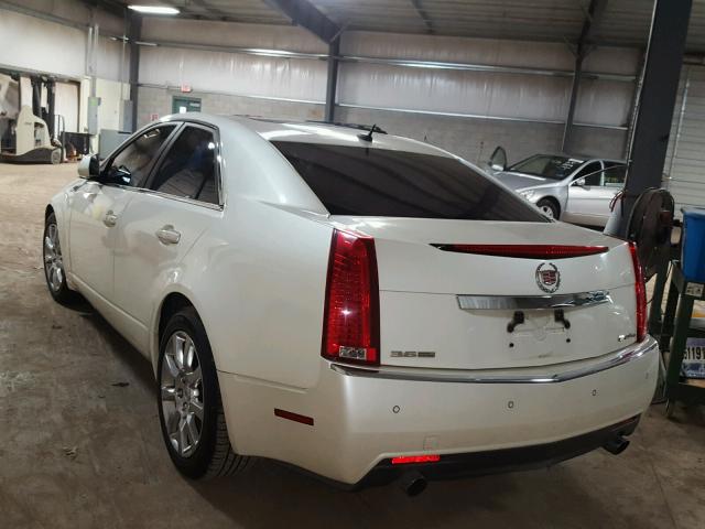 1G6DT57V980178138 - 2008 CADILLAC CTS HI FEA WHITE photo 3