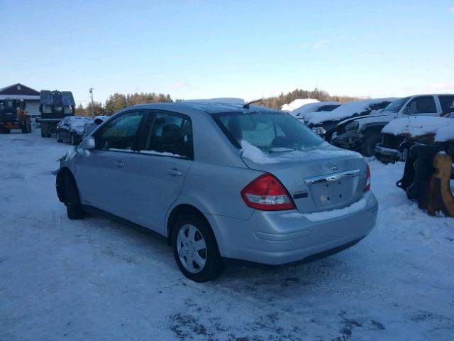 3N1BC11E89L389747 - 2009 NISSAN VERSA S SILVER photo 3