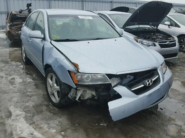 5NPET46F47H160797 - 2007 HYUNDAI SONATA GL BLUE photo 1