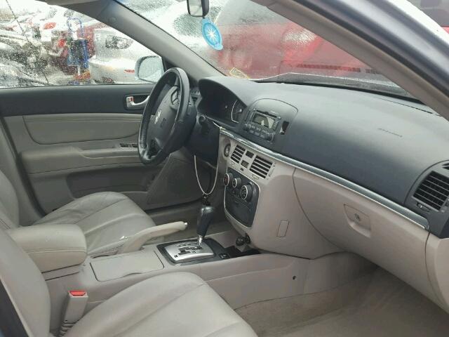 5NPET46F47H160797 - 2007 HYUNDAI SONATA GL BLUE photo 5