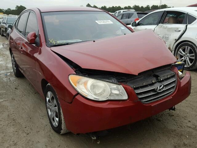 KMHDU46D49U741535 - 2009 HYUNDAI ELANTRA GL RED photo 1