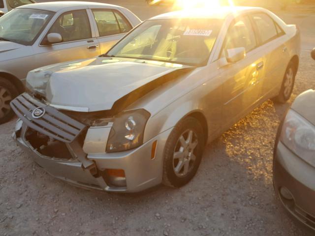 1G6DM56T050215635 - 2005 CADILLAC CTS SILVER photo 2