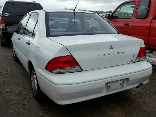 JA3AJ26E82U063762 - 2002 MITSUBISHI LANCER ES WHITE photo 3