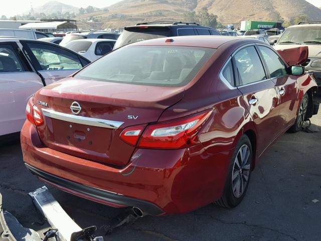 1N4AL3AP8HC233164 - 2017 NISSAN ALTIMA 2.5 RED photo 4