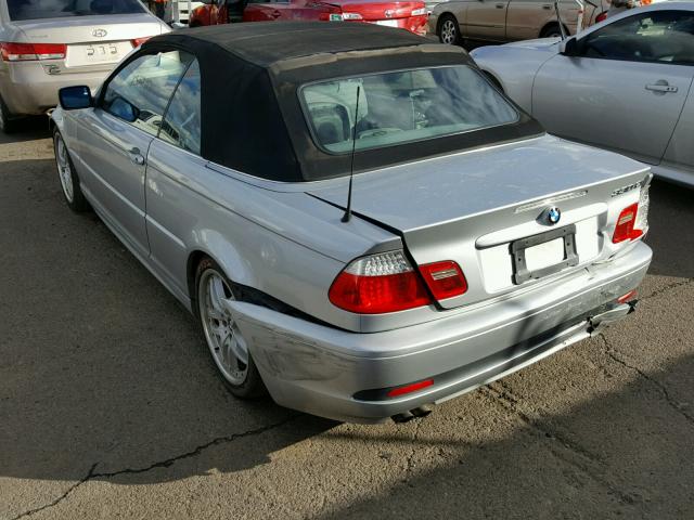 WBABW53474PL47497 - 2004 BMW 330 CI SILVER photo 3