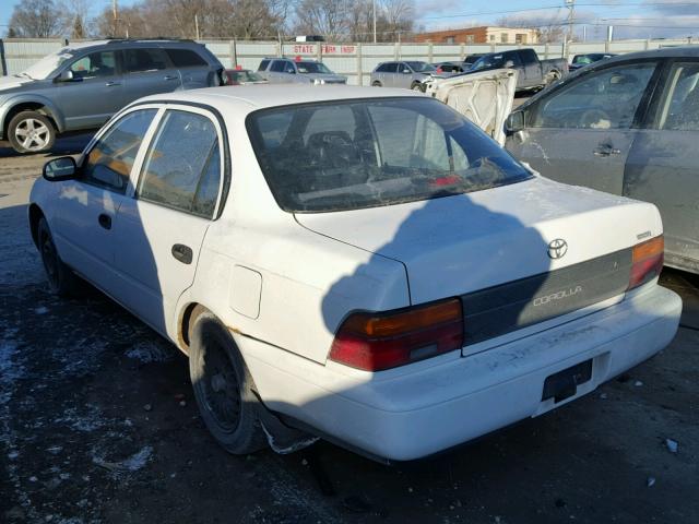 1NXAE04B9SZ331040 - 1995 TOYOTA COROLLA WHITE photo 3