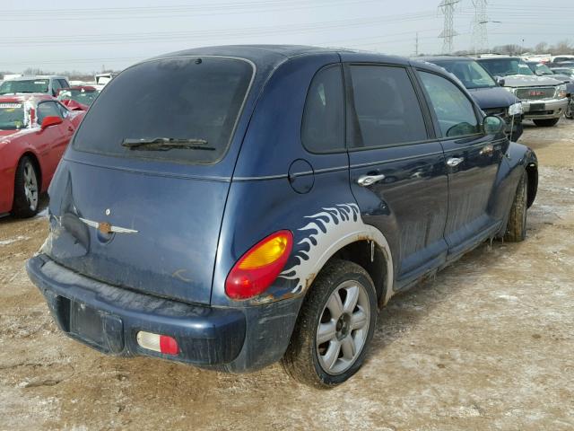 3C8FY68B43T599177 - 2003 CHRYSLER PT CRUISER BLUE photo 4