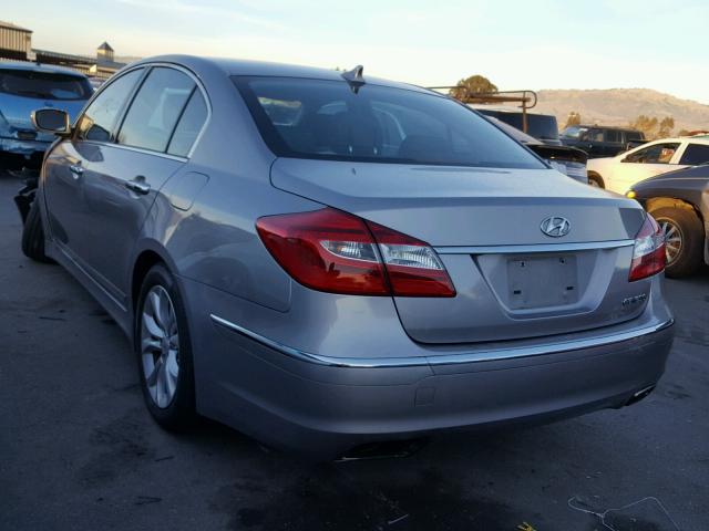 KMHGC4DDXDU244274 - 2013 HYUNDAI GENESIS 3. SILVER photo 3