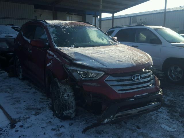 5XYZUDLB4FG260355 - 2015 HYUNDAI SANTA FE S RED photo 1