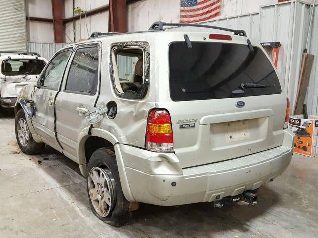 1FMCU94195KA65218 - 2005 FORD ESCAPE LIM TAN photo 3